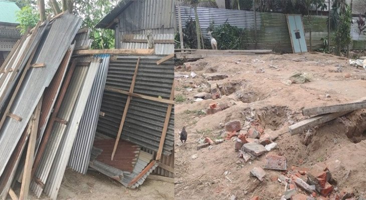 সুদের টাকা না পেয়ে কৃষকের বাড়ি ভাঙচুর-লুটপাট করলেন ইমাম
